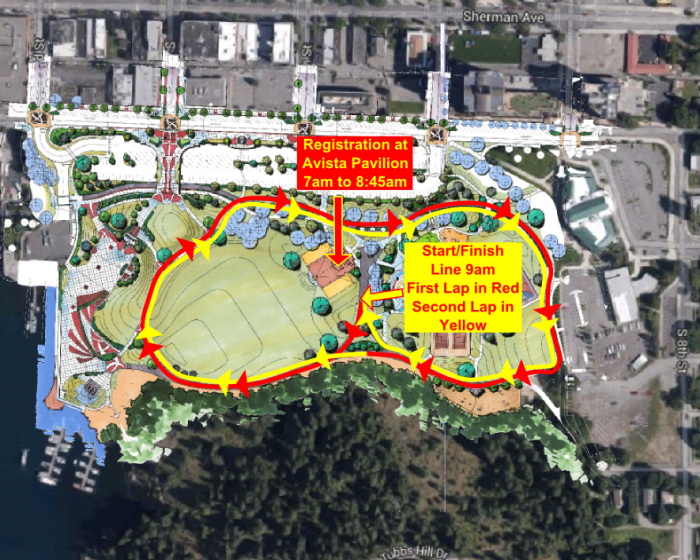 Kids Fun Run Route Map3
